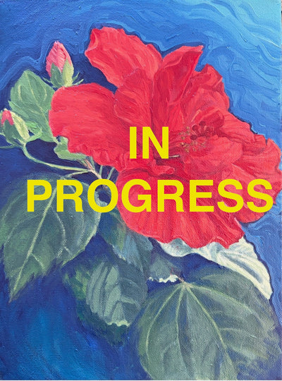 Red Hibiscus by the Window.